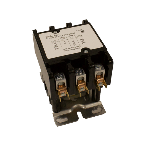 [DP60243] DP60243 CONTACTOR 60A 24V 3 POLE