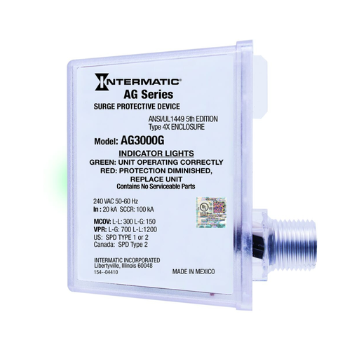 [AG3000G] AG3000G SURGE PROTECTIVE DEVICE 240 VAC 1Ph