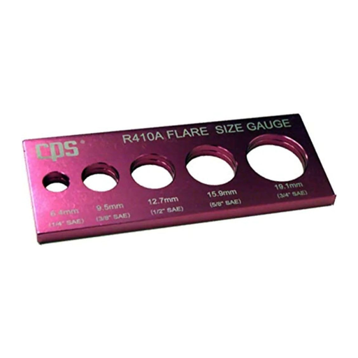 [FTXSG] CPS FTXSG R-410A FLARE SIZING GAUGE 