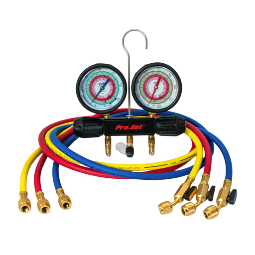 [MT2A7P5E] MT2A7P5E MNFLD-P-2V TS R-454B, 32, 410A 3-1/8 GAUGE 5' BVE HOSES
