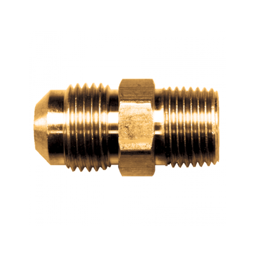 [48-6B] BRASS ADPTR 3/8M.SAEX1/4MPT