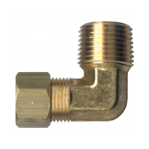 [469-6B] COMP 90ELB 3/8 POLY TUBEX1/4 MPT