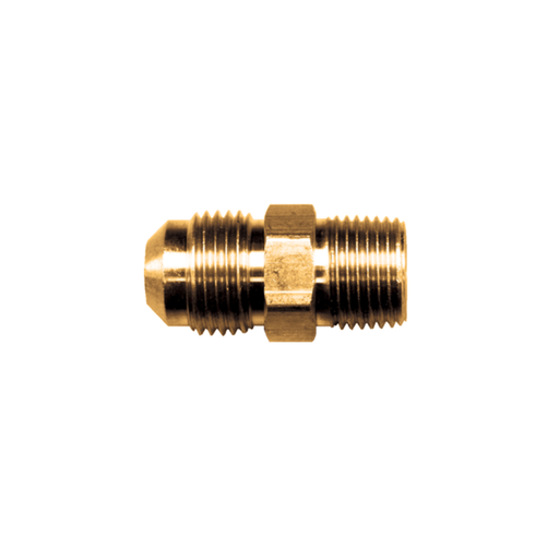 [3748-6A] BRASS FLARE ADPTR 3/8MJICX1/8MPT