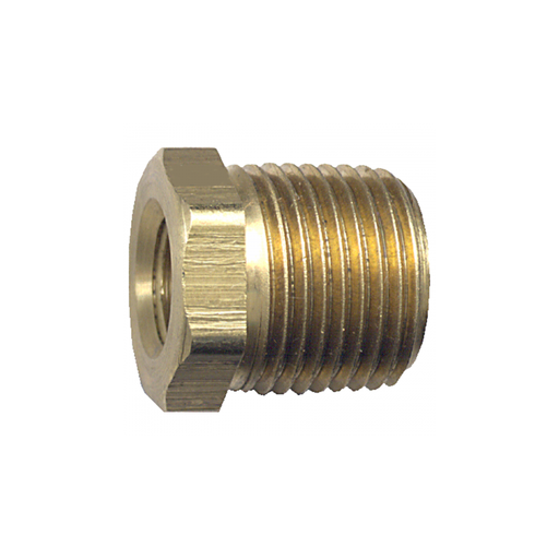 [LF-110-BA] BUSHING 1/4 MPTX1/8 FPT LEAD FREE BRASS