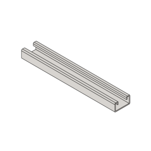 [W500PG10] CHANNEL 14 GAUGE 1-5/8" X 13/16"10 FT LONG PRE GALV
