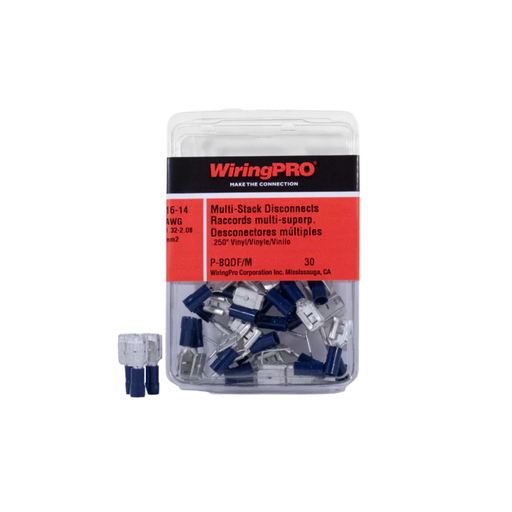 [P-BQDF/M] 16-14 MULTI-STACK DISCONNECT .250" 30/PKG