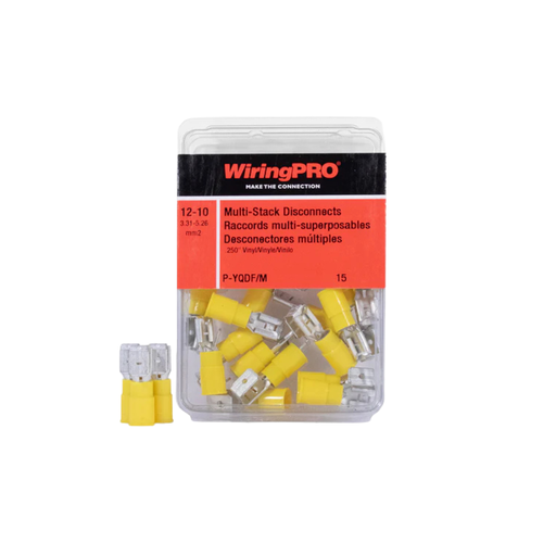 [P-YQDF/M] 12-10 MULTI-STACK DISCONNECT .250" 15/PKG