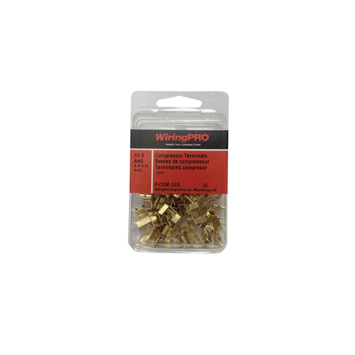 [P-COM-12/8] 12-8 COMPRESSOR TERMINAL .250" 25/PKG