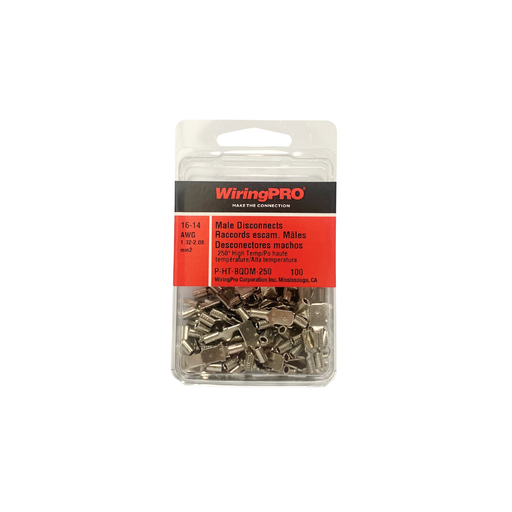 [P-HT-BQDM-250] 16-14 HIGH TEMP MALE QUICK DISCONNECT
.250"100/PKG