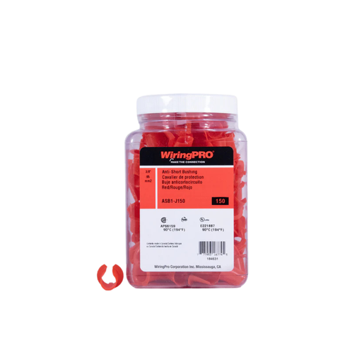 [ASB1-J150] 3/8" ANTI-SHORT BUSHING - RED 150/JAR