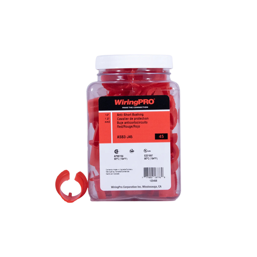 [ASB3-J45] 1/2" ANTI-SHORT BUSHING - RED 45/JAR