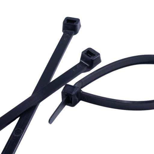 [CT1150ST-X-C] 11.2" 50 LB CABLE TIE - BLACK 100/PKG 