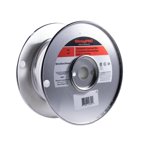 [P-TEW12/65-W] THERMOPLASTIC EQUIPMENT WIRE AWG 12 100' WHITE