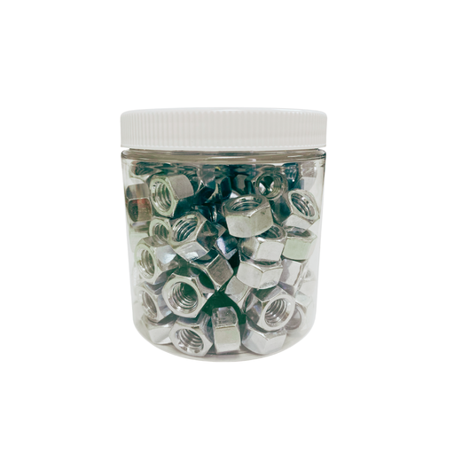 [G-HN37EG] 3/8" HEX NUT EG ZINC - 100 PACK