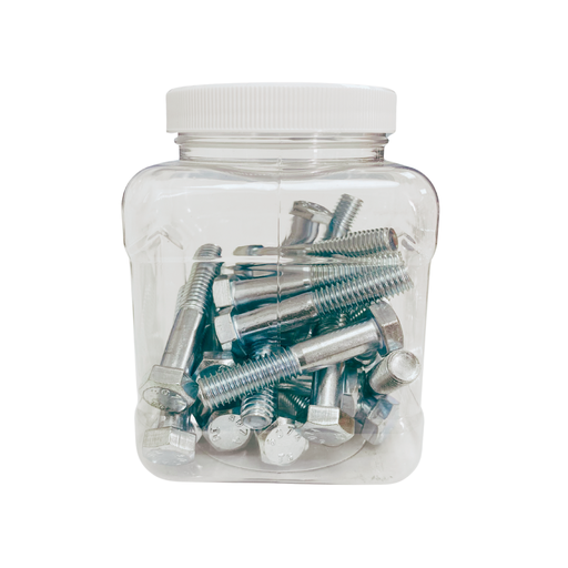 [G-HHCS37X200EG] 3/8" X 2" HEX HEAD CAP SCREW EG ZINC - 25 PACK