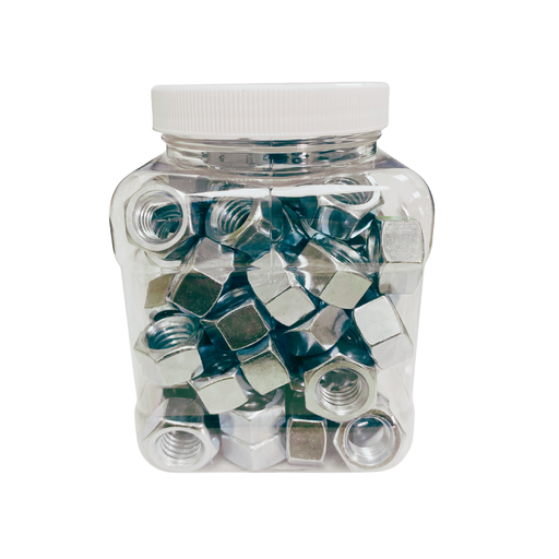 [G-HN50EG] 1/2" HEX NUT EG ZINC - 80 PACK