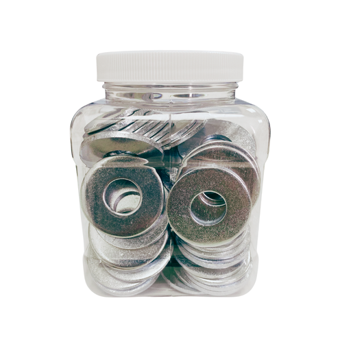 [G-FW50EG] 1/2" FLAT WASHER EG ZINC - 80 PACK
