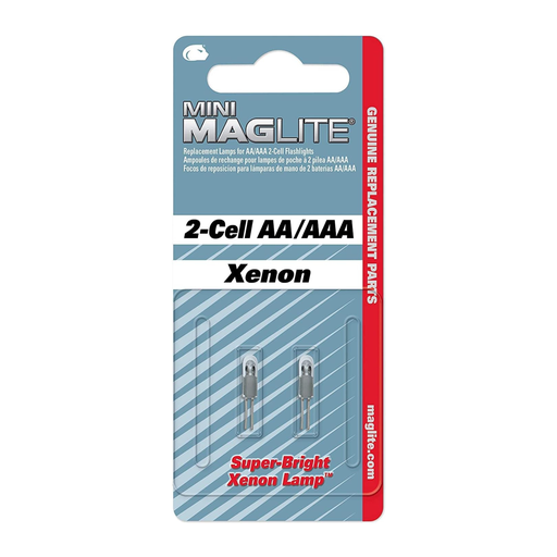[LM2A001] REPLACEMENT LAMP 2/PKG. MINI MAGLITE® AA XENON 