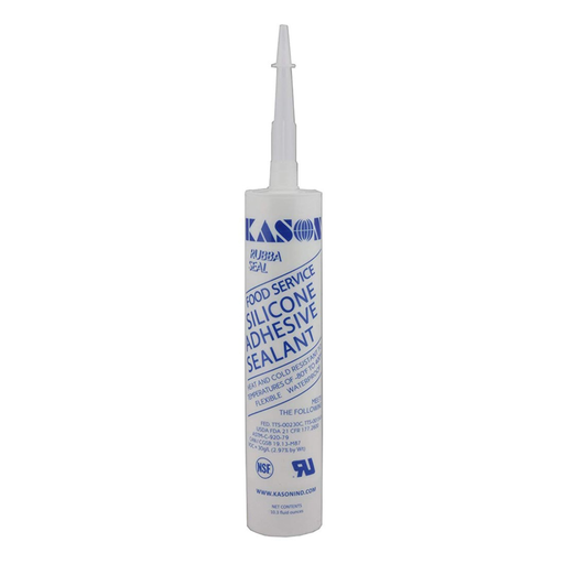 [63700000002] KASON FOOD SERVICE 3700 SERIES RUBBASEAL™ SILICONE SEALANT WHITE 304ml