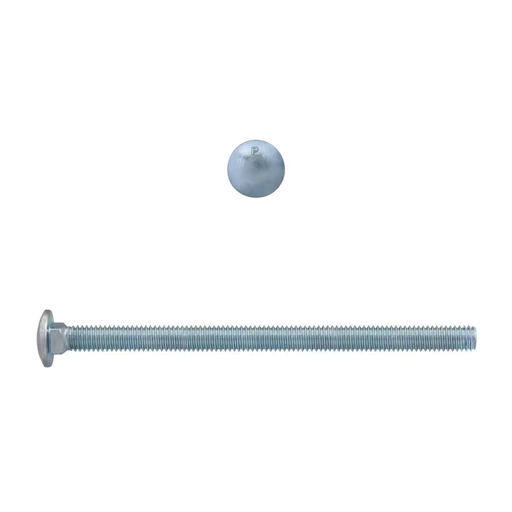 [CB38L6Z] 3/8" x 6" CARRIAGE BOLT ZINC PLATED