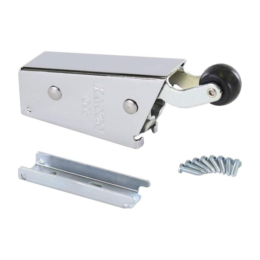 [11095000013] KASON 1095 SPRING ACTION BRICHT CHROME STEEL DOOR CLOSER