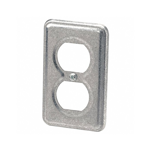 [58C7] TWO HOLE RECTANGULAR BOX COVER
