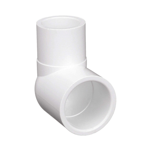 [EF34PVC] 90 °  STREET ELBOW: 3/4 IN X 3/4 IN FITTING, SCHEDULE 40, MALE SPIGOT X FEMALE SOCKET, WHITE