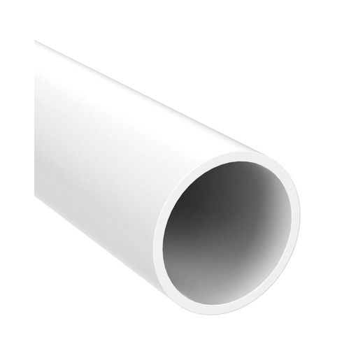 [34PVC] PIPE: PVC, CHLORFIT, 3/4 IN NOMINAL PIPE SIZE, 10 FT L, UNTHREADED, WHITE