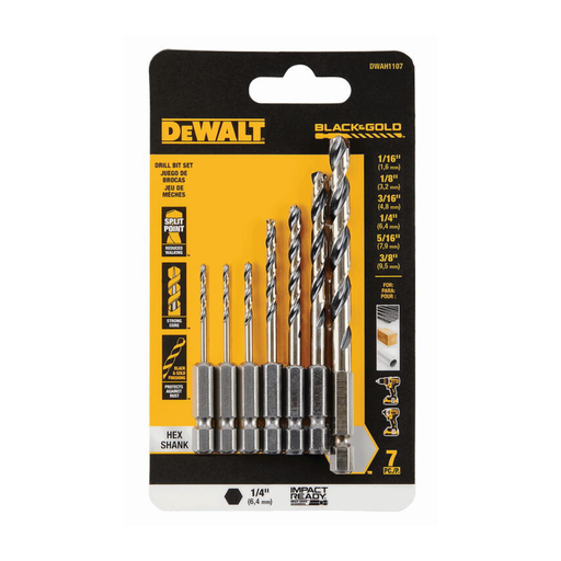 [DWAH1107] 7PC BG HEX SHANK