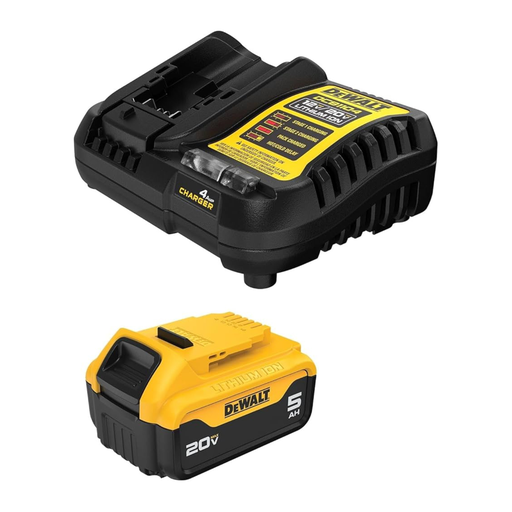 [DCB205C] DEWALT 20V MAX 5 AH STARTER KIT