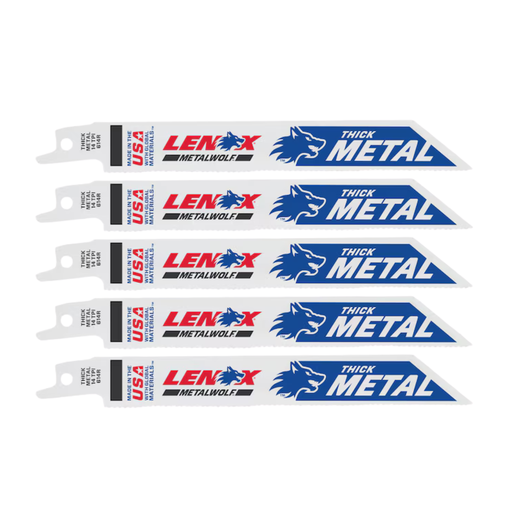 [20564614R] 6"X3/4" 14TPI BI-METAL THICK METAL RECIP 5 PK