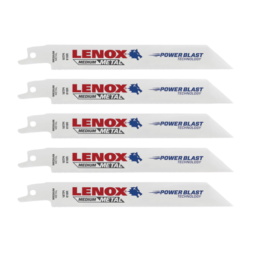 [20566618R] 6"X3/4" 18TPI BI-METAL MEDIUM METAL RECIP 5 PK