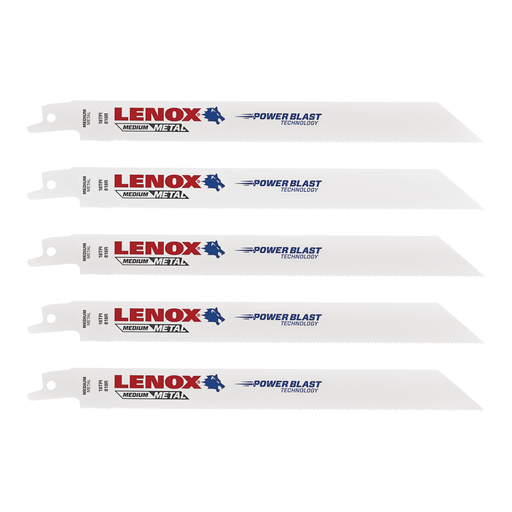 [20578818R] 8"X3/4" 18TPI BI-METAL MEDIUM METAL RECIP 5 PK