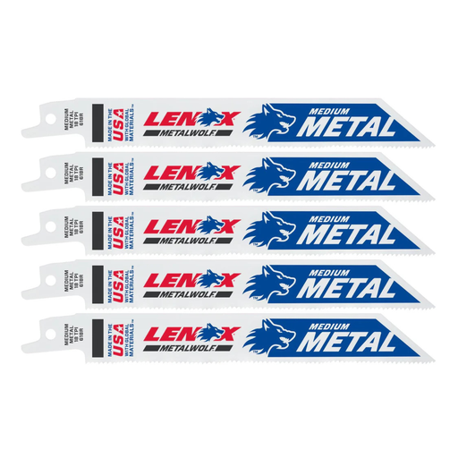 [20568624R] 6"X3/4" 24TPI BI-METAL THIN METAL RECIP 5 PK
