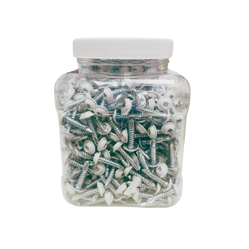 [WHT834500] DRILL-X PAN HEAD SQUARE DRIVE SELF-DRILLING TAPPING SCREW WHT 8 3/4 (500)