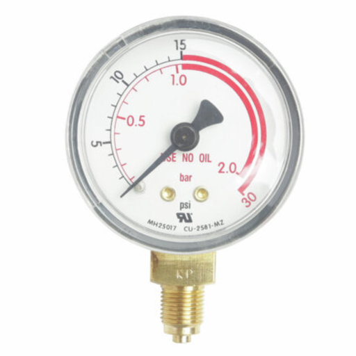 [9006257] REGULATOR PRESSURE GAUGE 50 MM 30RZ PSI / 2 BAR