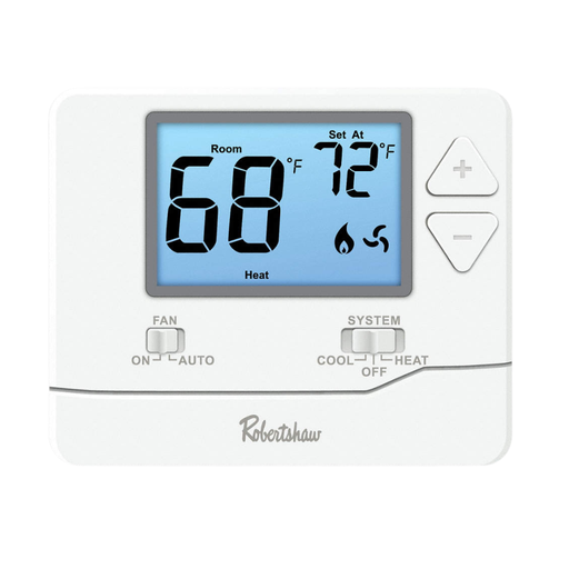 [RS8110] ROBERTSHAW RS8110 SINGLE-STAGE 1 HEAT / 1 COOL NON-PROGRAMMABLE THERMOSTAT