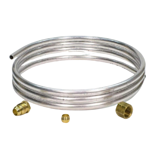 [11-293] 11-293 ALUMINUM 1/4" TUBING WITH FITTINGS 5' ROLL