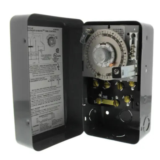 [8141-00] 8141-00 MECHANICAL DEFROST TIMER 120V AC 40AMP TIME / TEMPERATURE OR PRESSURE TERMINATION