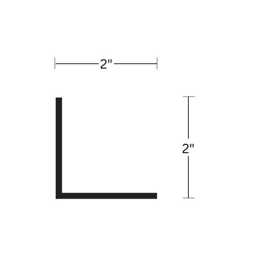 [TRM-IC-2-2-10] Trim Inside Corner 2" x 2" x 10'