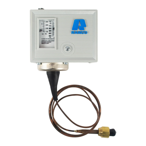 [O10-1401] O10-1401 RANCO SINGLE LOW PRESSURE CONTROL | SPST OPENS LOW | 1/4" SAE MALE FLARE