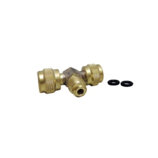 [SF2613] SF2613 TEE BRASS, 1/4" FEMALE X 1/4" MALE ON BRANCH