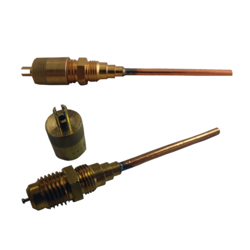 [SF3608] SF3608 LINE SERVICE VALVE, 1/8" OD TUBE, WITH WRENCH CAP - 6 EA