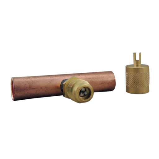 [SF8429] SF8429 TEE COPPER, 3/4" OD, SWAGED ONE SIDE X 1/4" MALE FLARE ON BRANCH