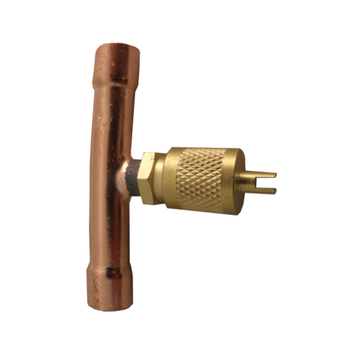 [SF8438] SF8438 TEE COPPER FOR 3/8" TUBE X 1/4" MALE FLARE ON BRANCH - 2 EA