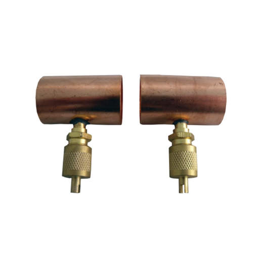 [SF8478] SF8478 TEE COPPER FOR 7/8" TUBE X 1/4" MALE FLARE ON BRANCH - 2 EA