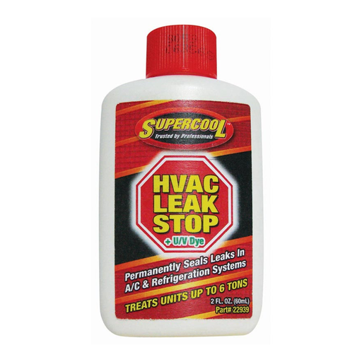 [22939] HVAC SUPER LEAK STOP PLUS U/V DYE 2OZ 