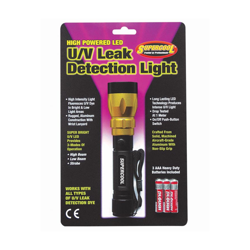 [52974] SUPER POWERED LED UV LIGHT WITH GOLD COLOR BAND