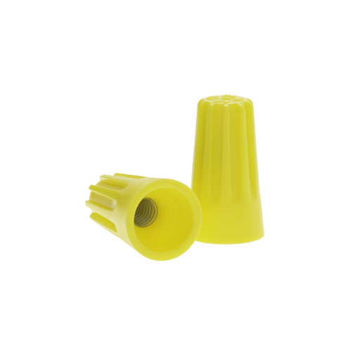 [WC-Y-25R] WC-Y-25R STANDARD YELLOW WIRE CONNECTOR WITH - 25 EA  ( price is for pack of 25 sell price )