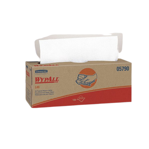 [5790] WYPALL - 05790 WIPERS L40 POP-UP BOX WH 100/PK